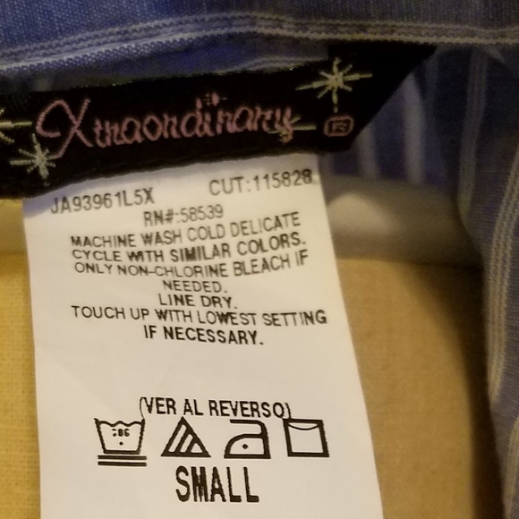 Fitted Long Sleeved Collared Dress Classic Blue - Picture 7 of 7